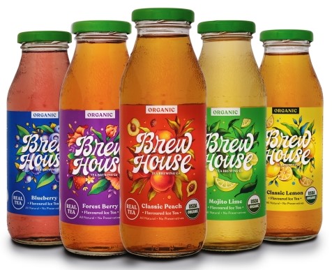 BrewHouse Tea Brewing Co. Naturally Brewed Organic Ice Tea