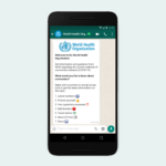The world health organization launches WHO health alert on WhatsApp