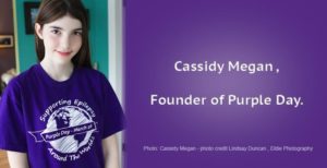 Epilepsy-day-founder -Cassidy Megan of Canada