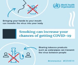 COVID-19 - ideal time to quit tobacco. 
