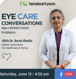 Lenskart to host a conversation session on age related vision problems