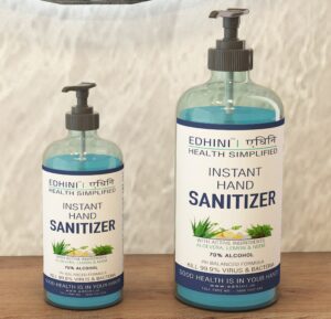 Grafdoer launches Ayurvedic instant hand sanitizers with ‘Edhini’ brand