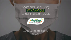 Freedom healthy cooking oils honour's doctors with ‘#Thank You’ campaign