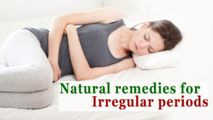Inducing menstrual period naturally with foods and herbs