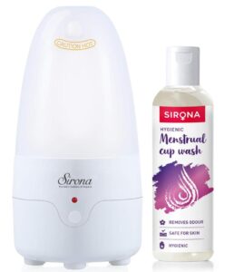 Team Sirona launches menstrual cup wash and menstrual cup sterilizer