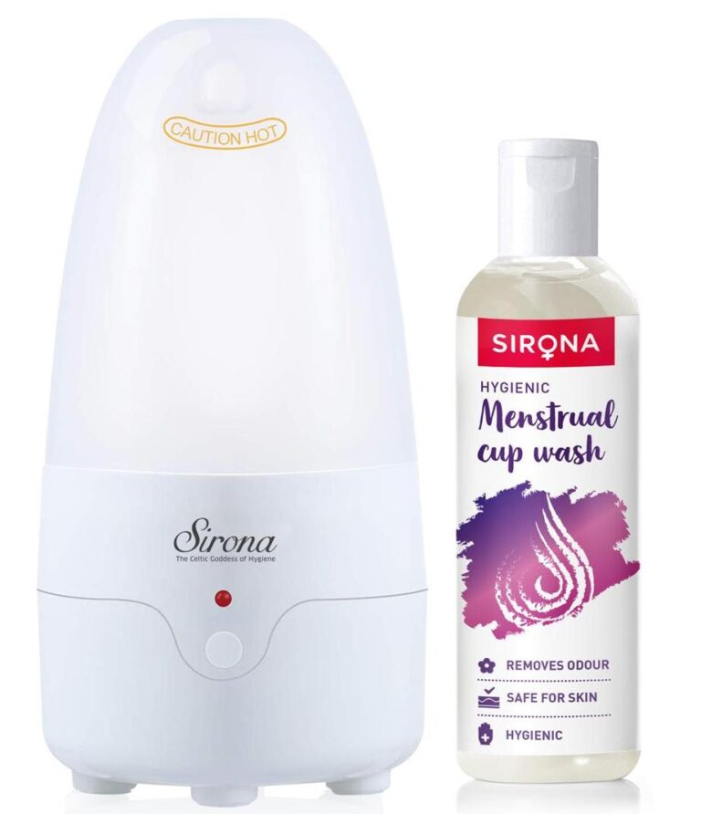 Sirona menstrual cup wash and sterilizer - Health Vision