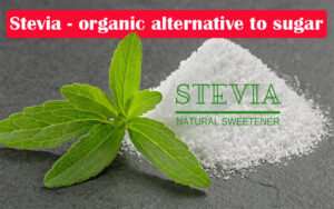 Stevia is an organic alternative to sugar