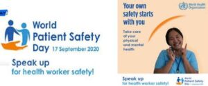 Health worker safety is a prerequisite to patient safety.