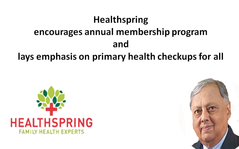 Healthspring encourages annual membership