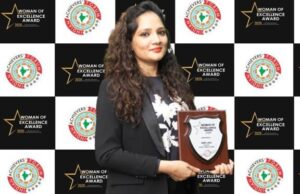 Fitspire Co-Founder Nidhi Jain bags "Woman of Excellence" Award