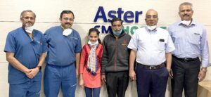 Doctors at Aster CMI Hospital successfully remove 3.5 kg crippling tumour from a 15-year-old girl’s neck