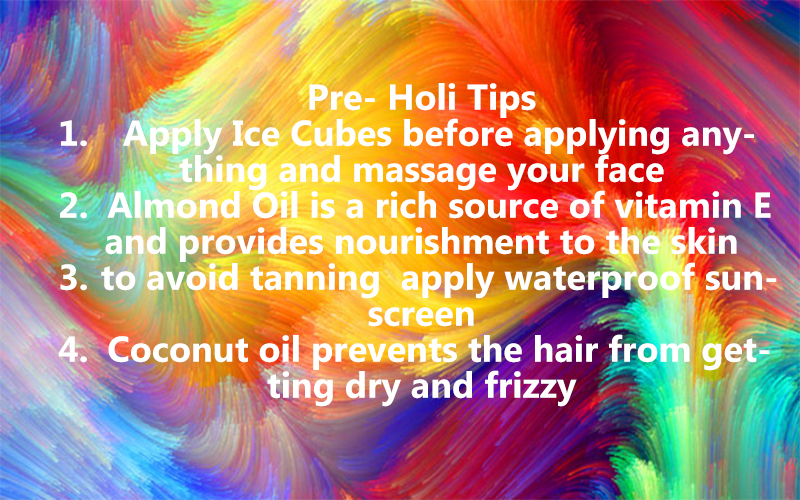 Holi 2021 –Make your skin and hair Holi-proof with pre and post Holi tips