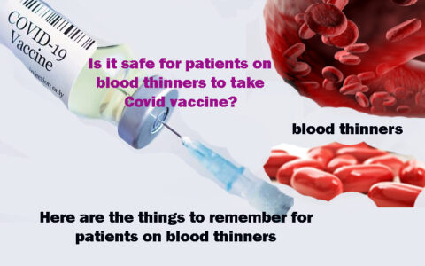 Is it safe for patients on blood thinners to take Covid vaccine