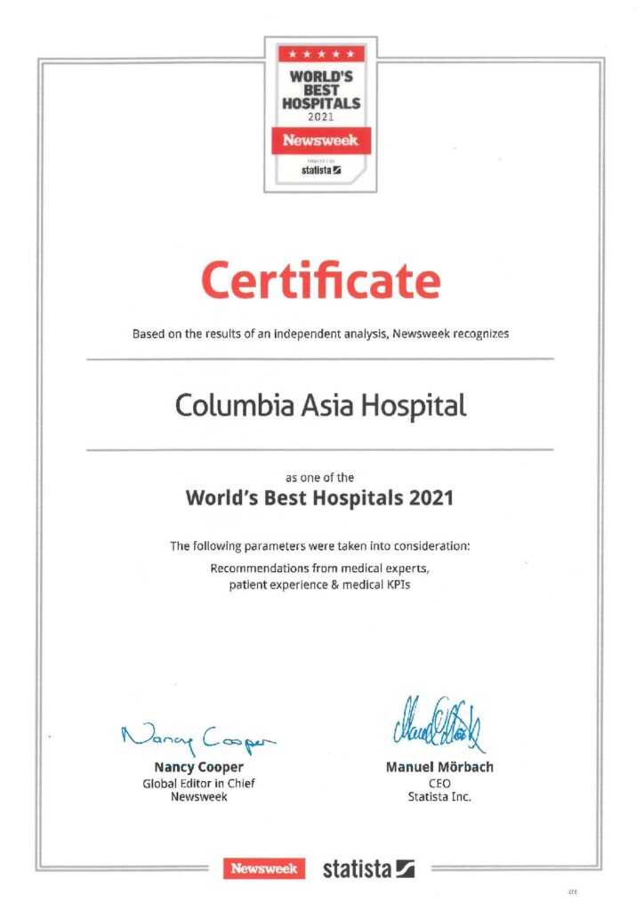 World s Best Hospital - Columbia Asia Hospitals-page
