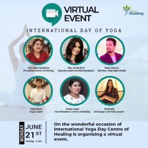 Centre Of Healing Virtual Event