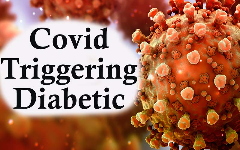 Covid triggering complications in diabetic