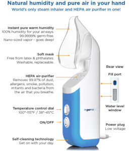 Steam inhaler & air purifier in one : Nirvana Being introduces Mypurmist 2