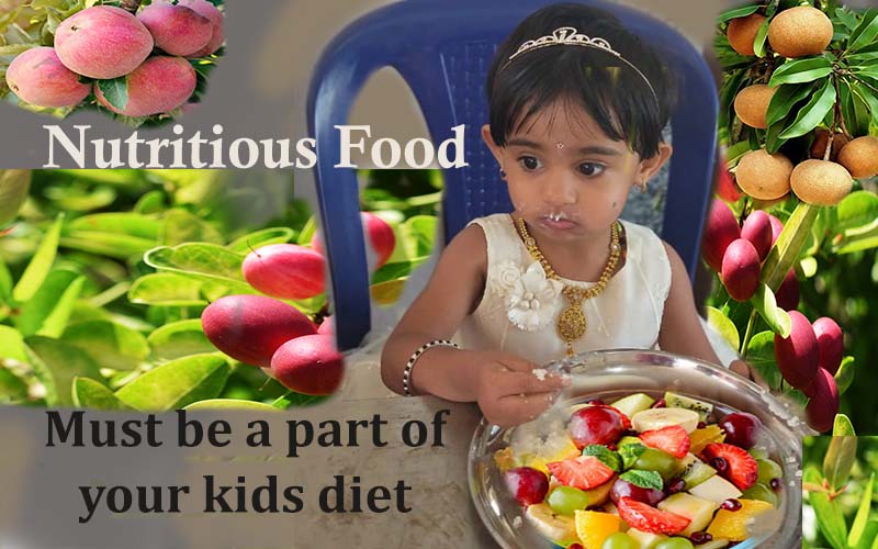 Nutritious food must be a part of your kids diet