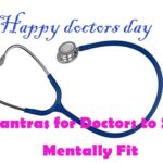 Doctors Day: Mantras for Doctors to Stay Mentally Fit