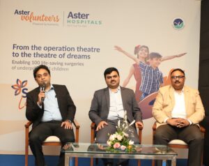 Aster Hospitals commit to provide free surgeries to 100 underprivileged children