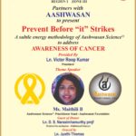 Cancer awareness program - Prevent Before it Strikes