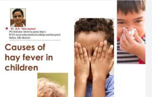 Hay fever in children - treatment according to Ayurvedic medicine
