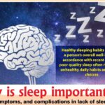 Healthy sleeping habits are key to a person's well-being