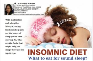 Insomnic diet : What to eat for sound sleep?
