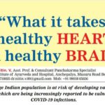 What it takes for a healthy HEART and a healthy BRAIN ?