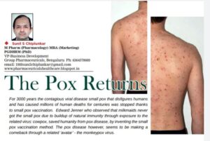 The Pox returns through a related ‘avatar’ - the monkeypox virus.