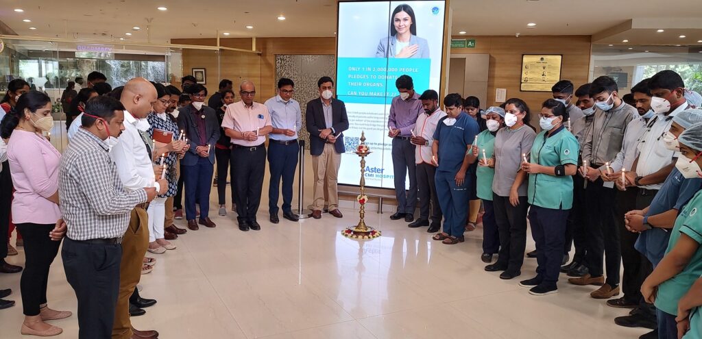 World Organ Donation Day 2022 Aster CMI Hospital pays tribute to organ donors, the selfless unsung heroes