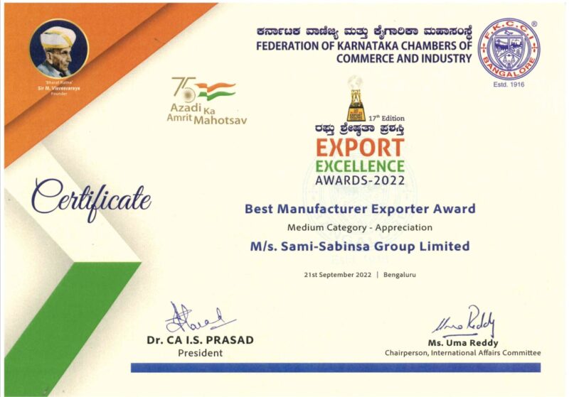 export-award-certificate-sami-sabinsa-group