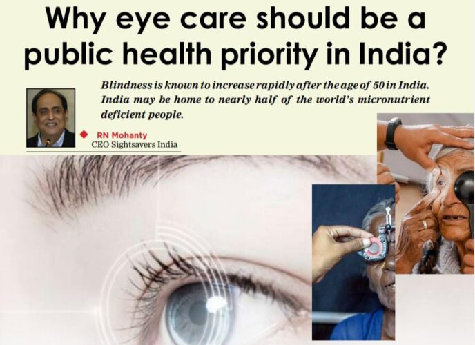 Eye care should be a public health priority in India