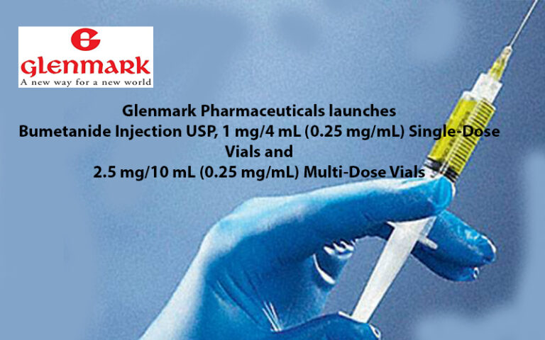 Glenmark Pharmaceuticals Launches Bumetanide Injection