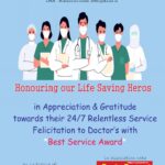 Doctors' day celebration: Honoring our life saving heroes.