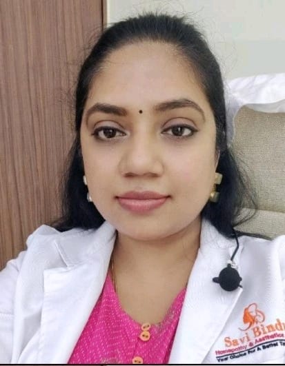 Dr. Gayathri Vadapalli – Savibindu - Homeopathy and Aesthetics Clinic #vydyaloka #healthvision