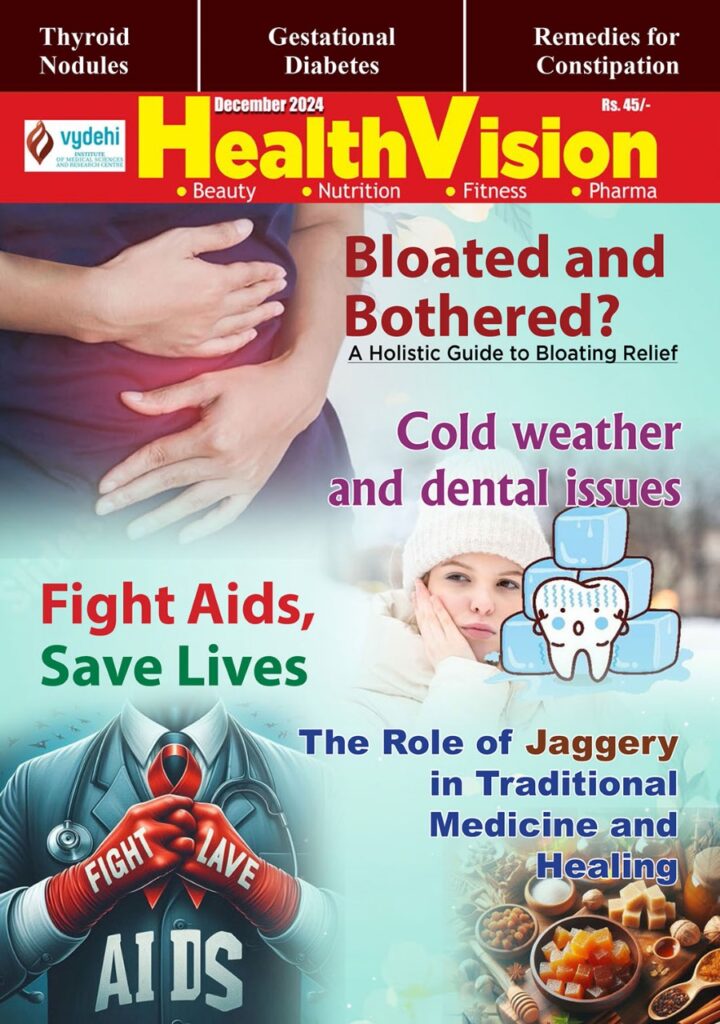 #healthvision December 2024 Magazine cover page