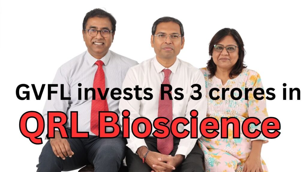 GVFL invests Rs 3 crores in QRL Bioscience