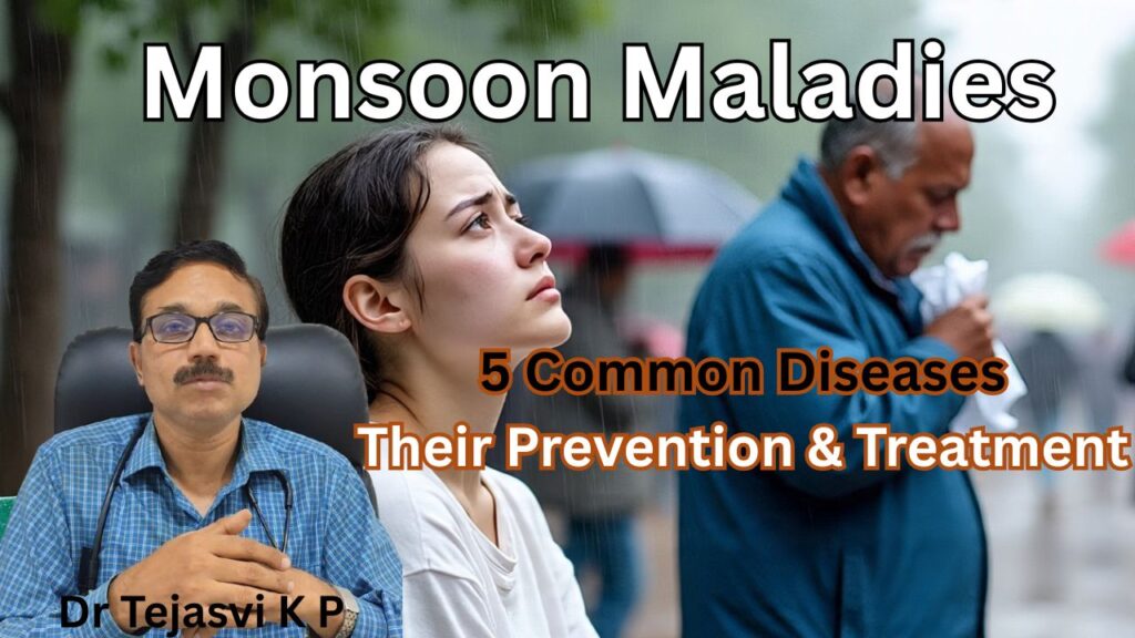 Monsoon Maladies -5 Common Diseases, Their Prevention & Treatment #drtejasvi #heomapathy #vydyaloka #healthvision