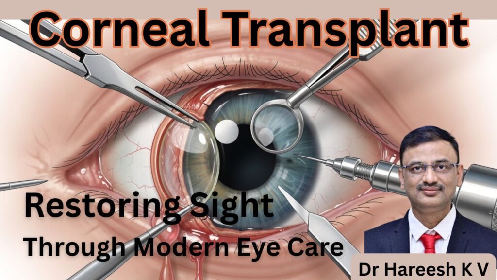 Corneal Transplant #abhisheknethradhama #drhareeshkv #eyehospital #yelahanka #vydyaloka #healthvision