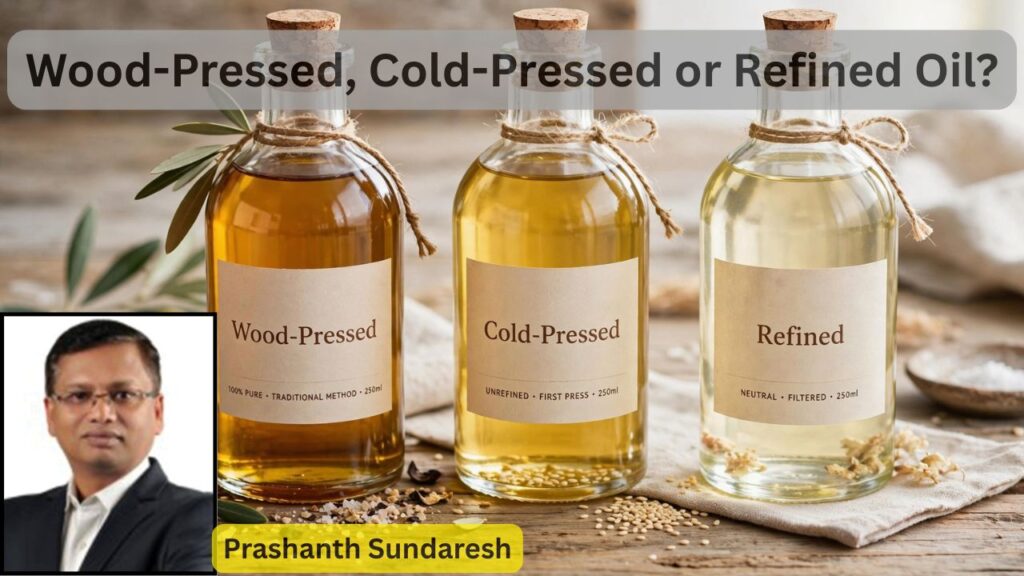 Wood-Pressed, Cold-Pressed, or Refined #woodified #prashanth Sundaresh #vydyaloka #healthvision