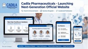 Cadila Launches Next-Generation Official Website #vydyaloka #healthvision