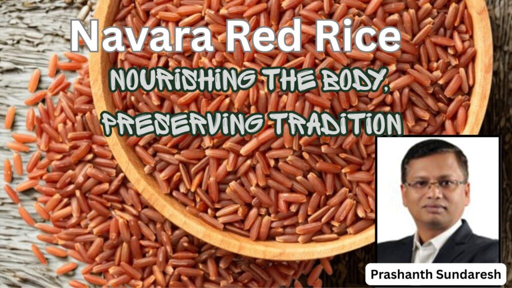 Navara Red Rice #prashanth sundaresh #cookingoil #woodified #vydyaloka #healthvision #shrikrishnamailengi